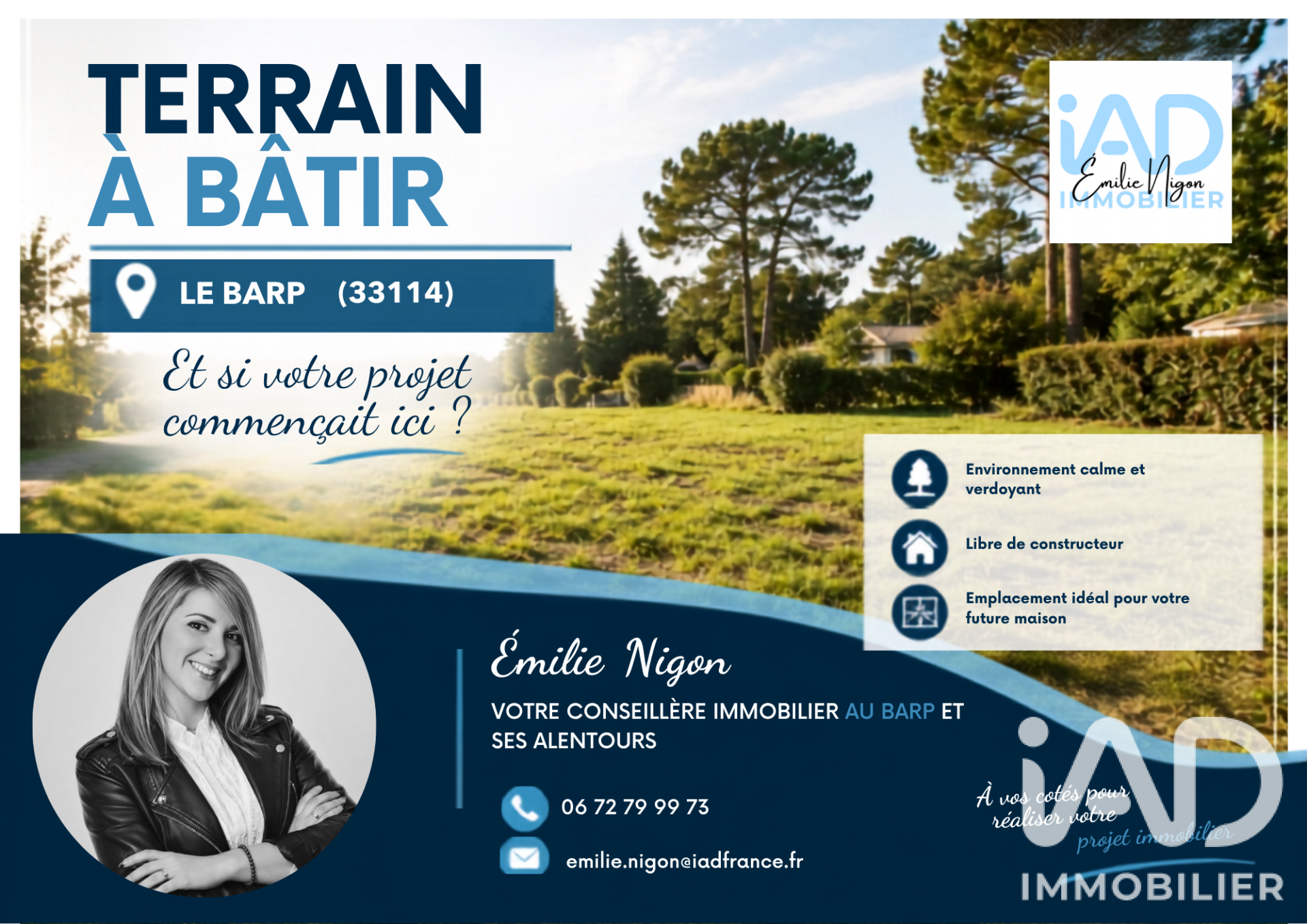 Vente Terrain à bâtir 633 m²