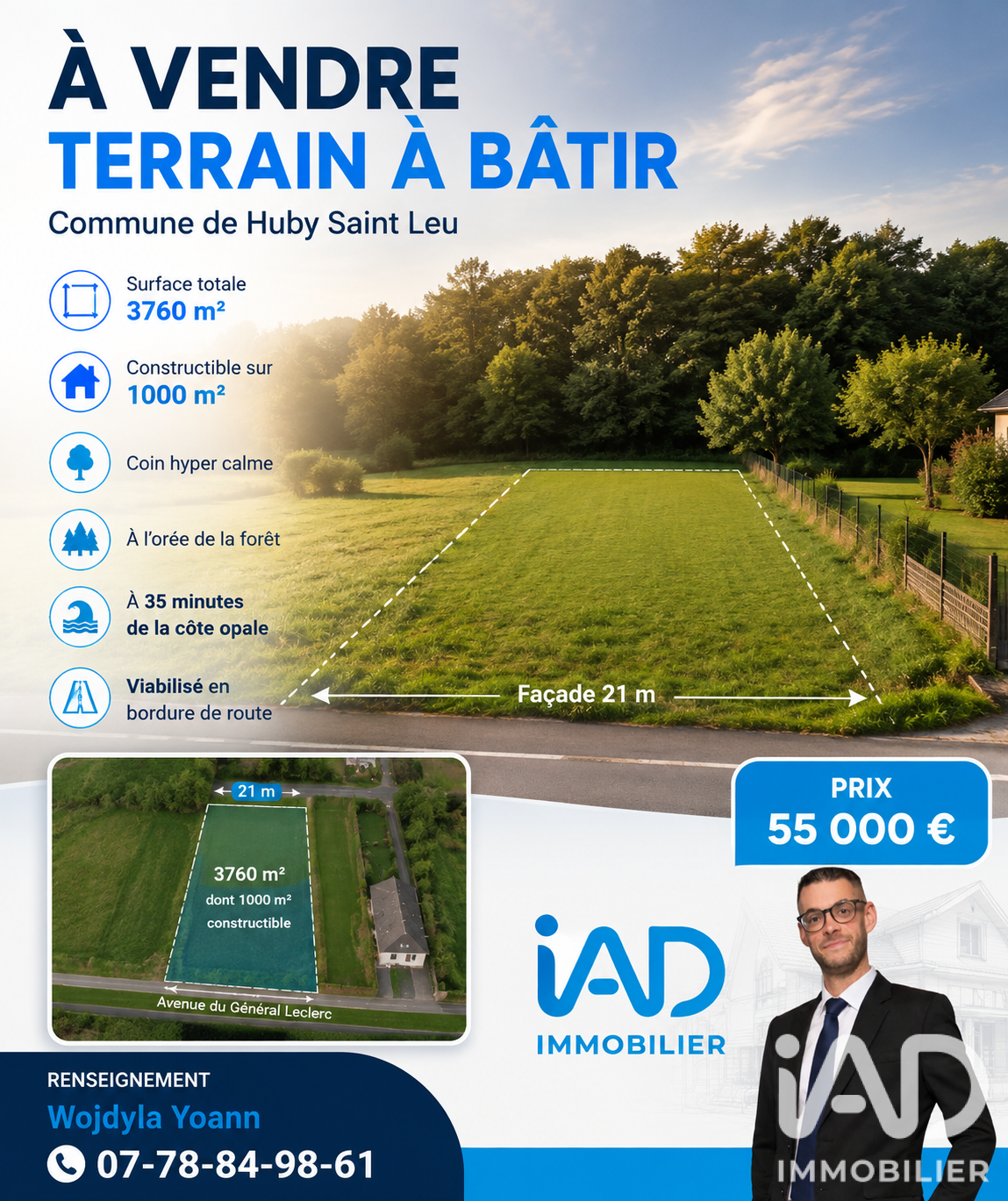 Vente Terrain à bâtir 3 768 m²