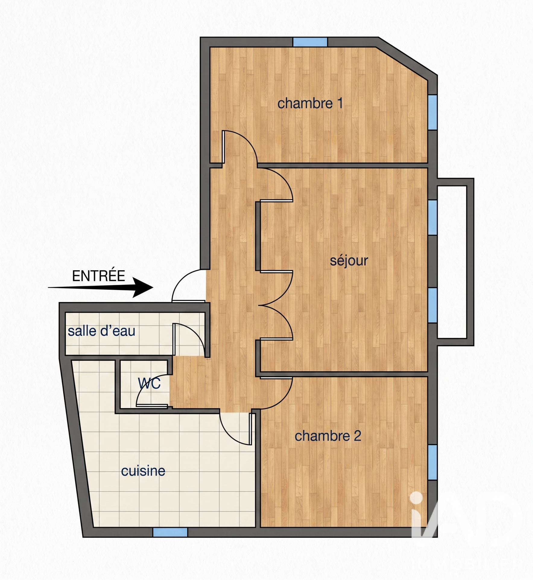 Vente appartement à Vence (06140) : appartement 3 pièces 62 m² — 8