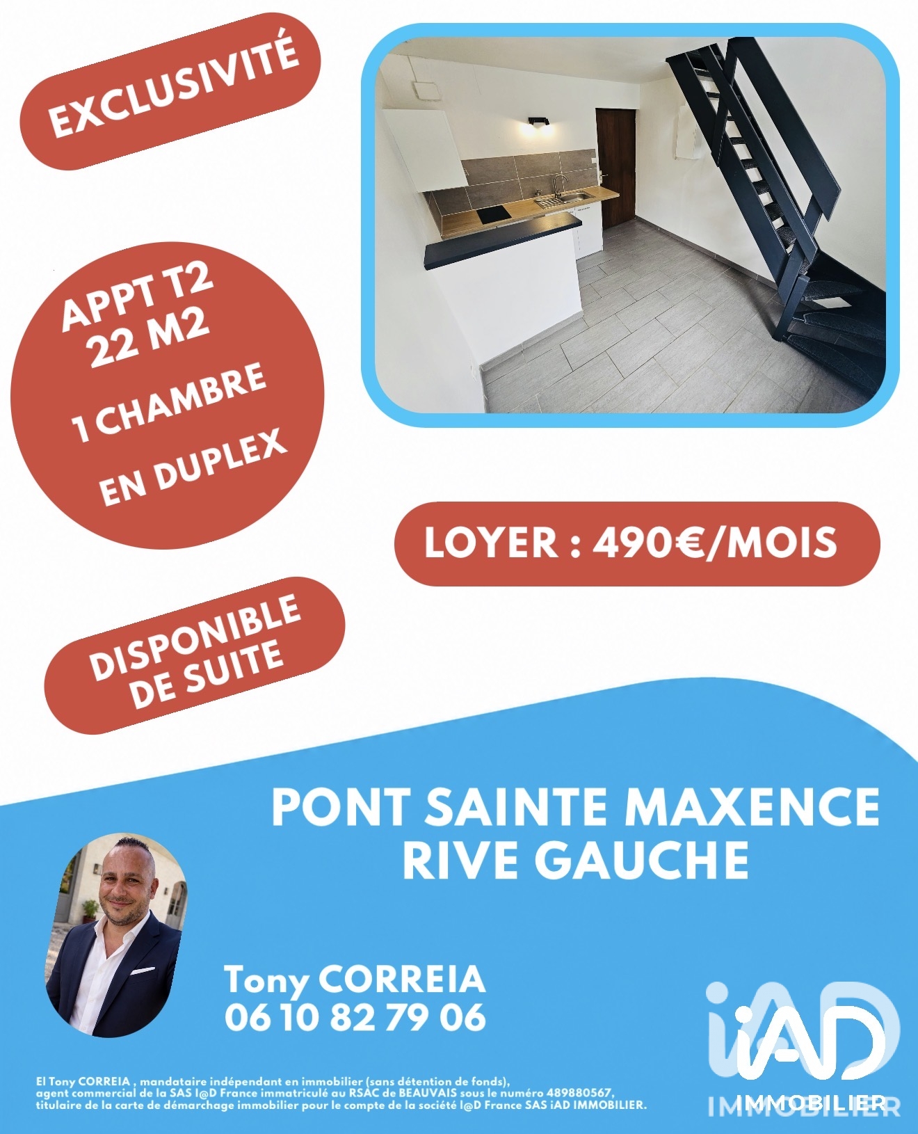 Appartement à Pont-Sainte-Maxence
