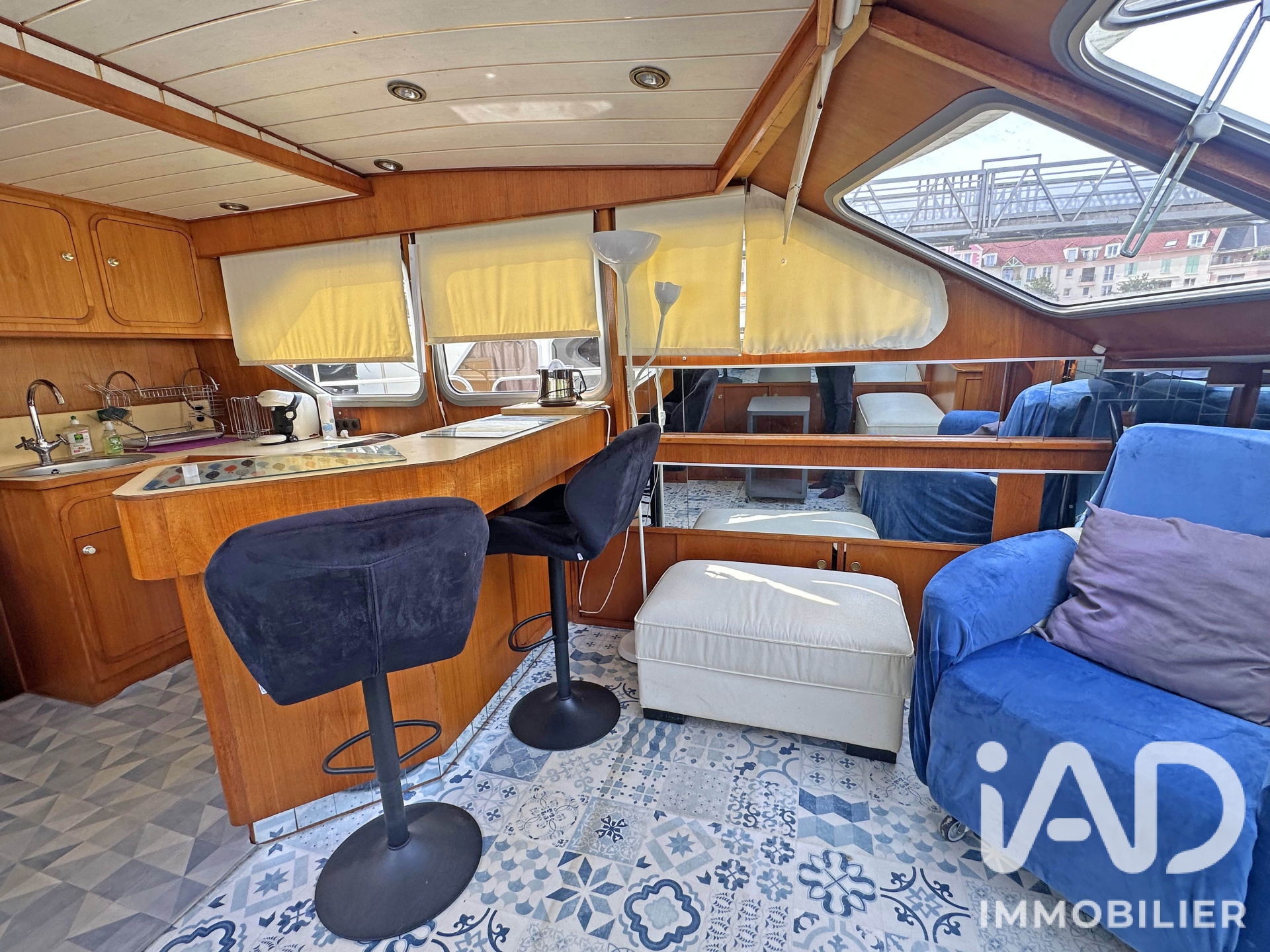 Vente appartement à Cergy (95000) : péniche 3 pièces 35 m² - 2098107 — 5