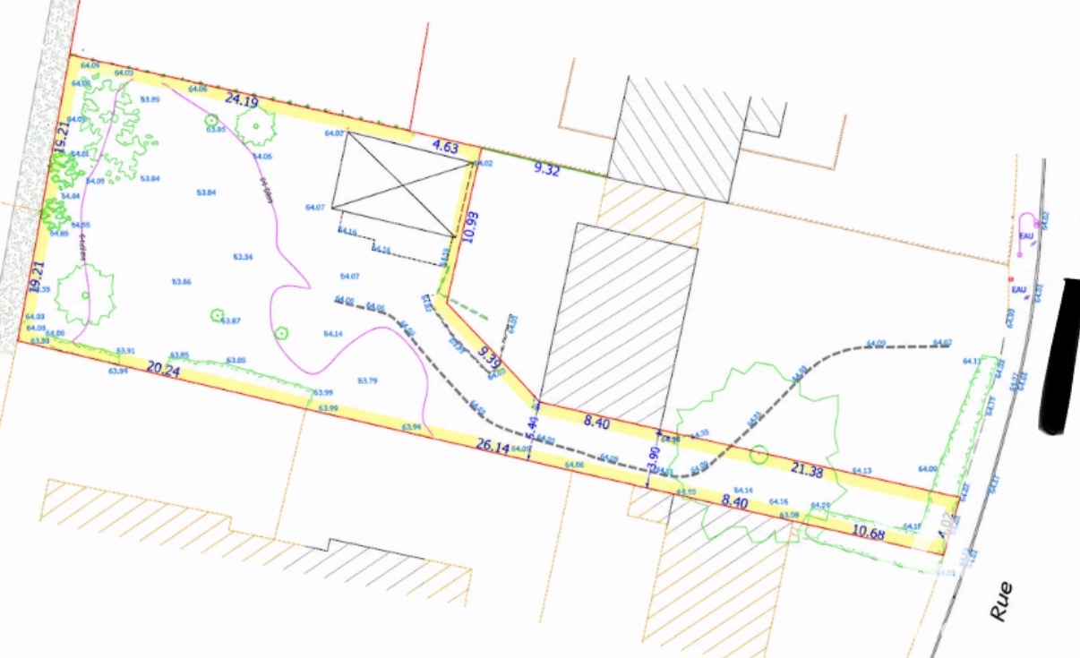 Vente Terrain à bâtir 735 m²