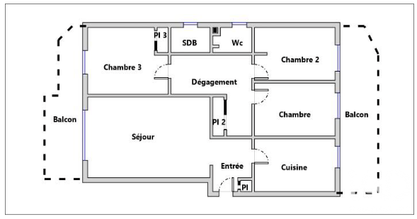 Vente appartement à Bezons (95870) : appartement 4 pièces 86 m² - 2064062 — 4