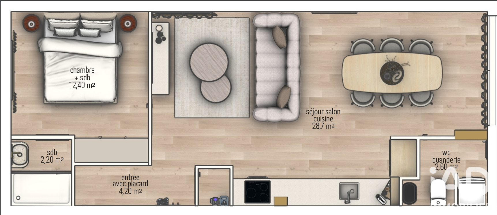 Vente appartement à Argelès-sur-Mer (66700) : appartement 2 pièces 44 m² - 2101109 — 18