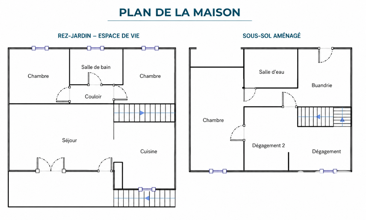 Vente maison à Lussac-les-Châteaux (86320) : maison 5 pièces 107 m² - 2100411 — 6