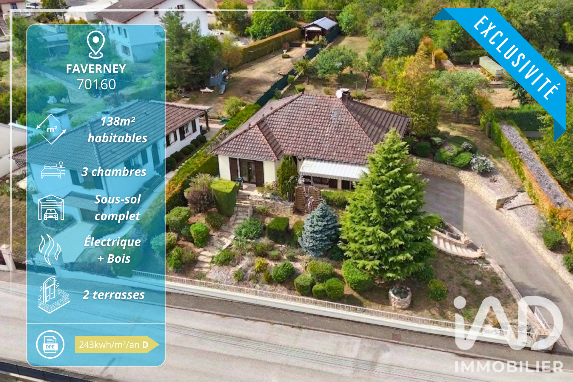 Vente Maison/villa 6 pièces