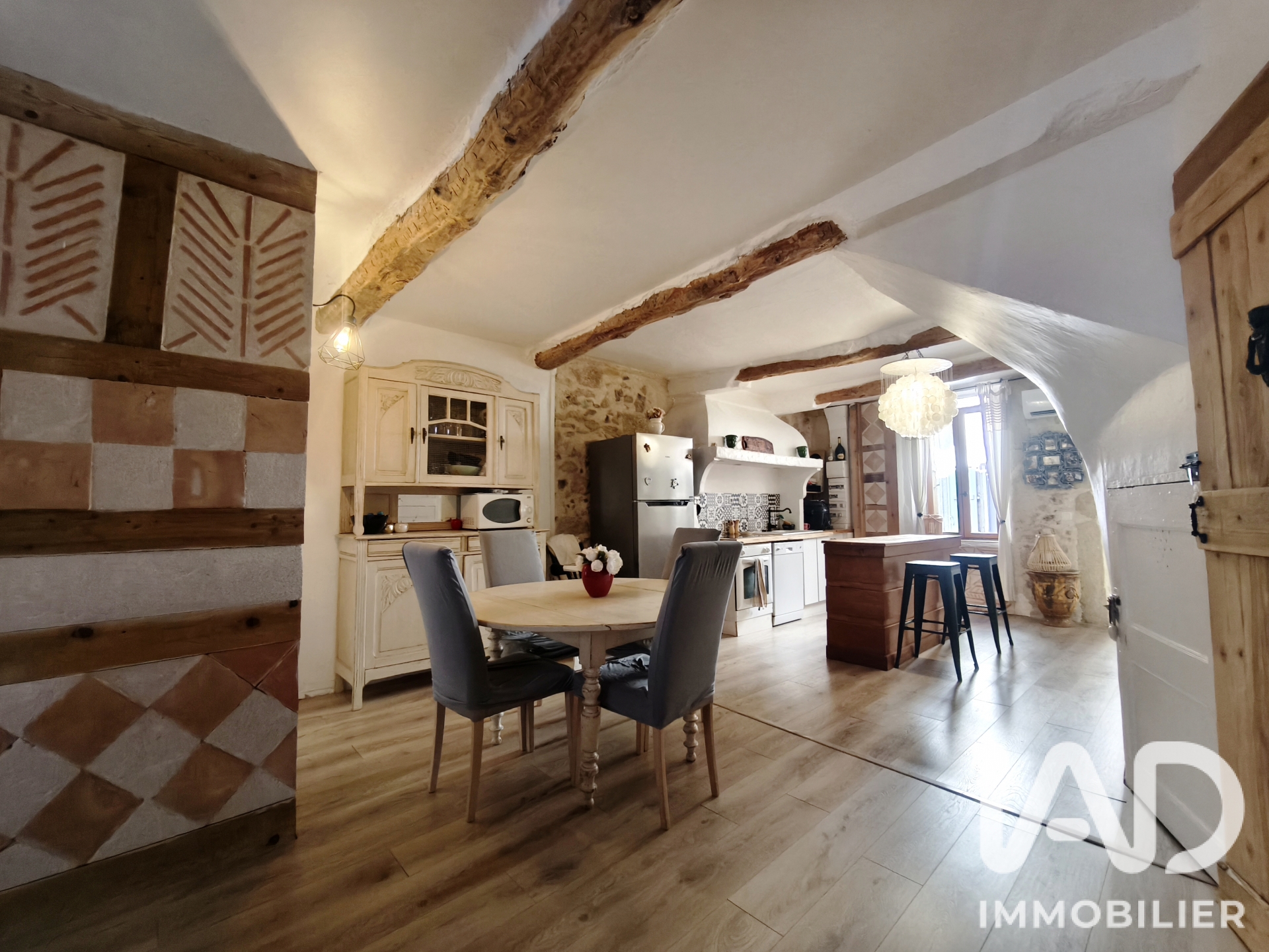 Vente maison à Pouzolles (34480) : maison de village 3 pièces 84 m² - 2097035 — 6
