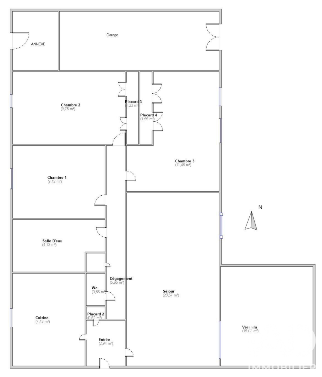 Vente maison à Orgerus (78910) : maison traditionnelle 4 pièces 103 m² - 2100567 — 14