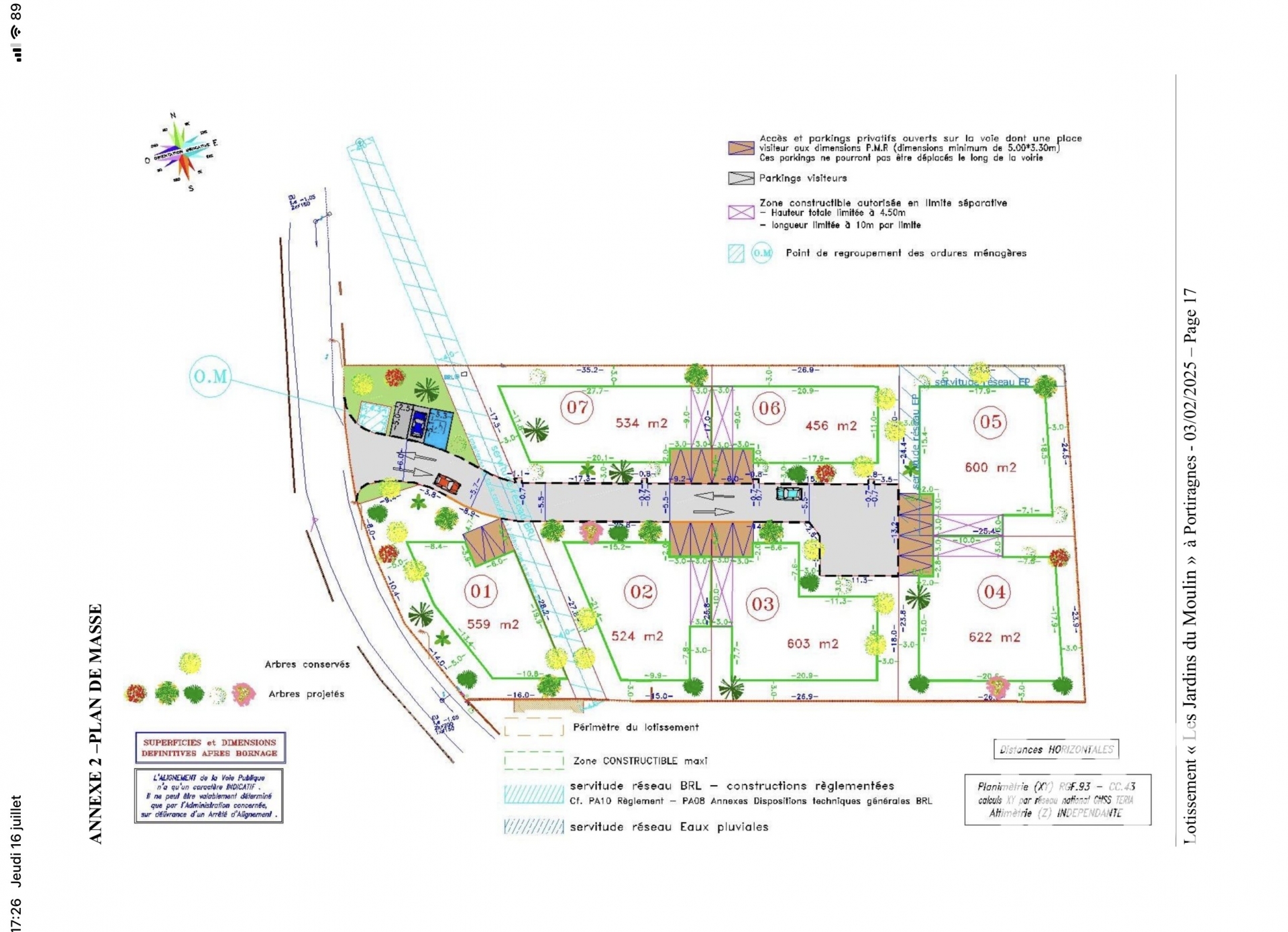 Vente Terrain à bâtir 534 m²