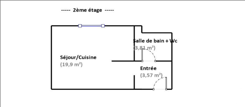 Vente appartement à Meulan-en-Yvelines (78250) : studio 1 pièce 27 m² - 2102724 — 9