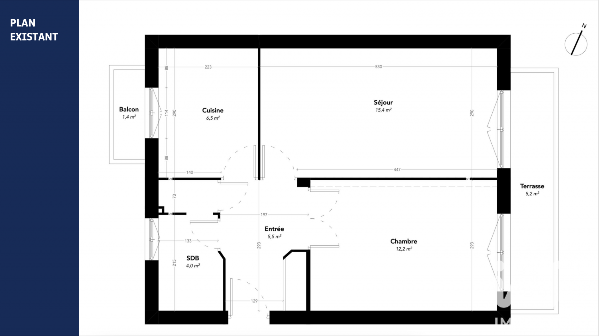 Vente Appartement 2 pièces