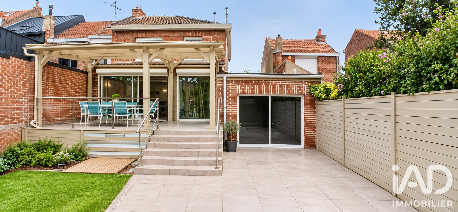 Vente maison à Wambrechies (59118) : maison de ville 4 pièces 120 m² - 2103097 — 10