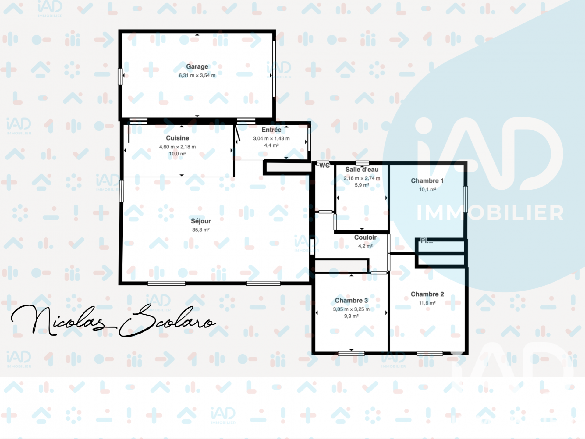 Vente maison à Cadenet (84160) : maison traditionnelle 5 pièces 98 m² - 2103395 — 21