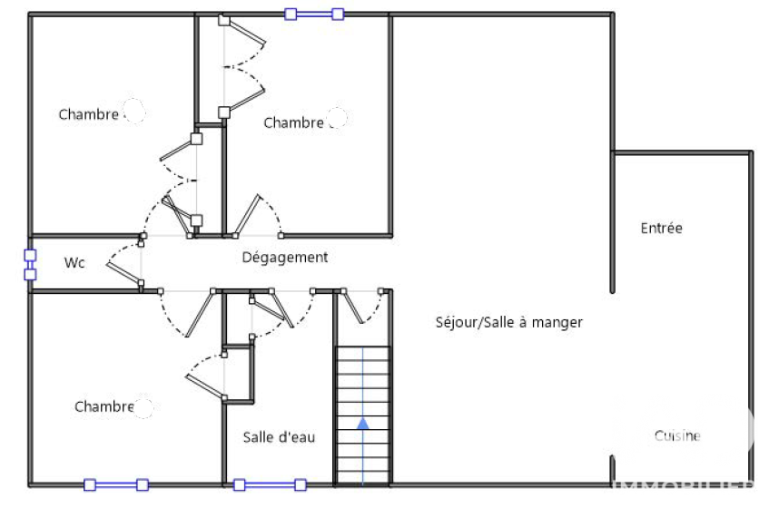 Vente maison à Jaunay-Marigny (86130) : maison traditionnelle 4 pièces 100 m² - 2101642 — 21