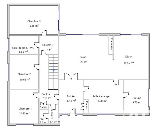 Vente maison à Saulny (57140) : maison 7 pièces 183 m² - 2083472 — 21