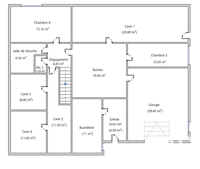 Vente maison à Saulny (57140) : maison 7 pièces 183 m² - 2083472 — 22