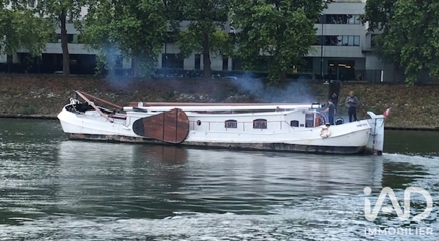 Vente appartement à Asnières-sur-Seine (92600) : péniche 2 pièces 55 m² - 2102941 — 8