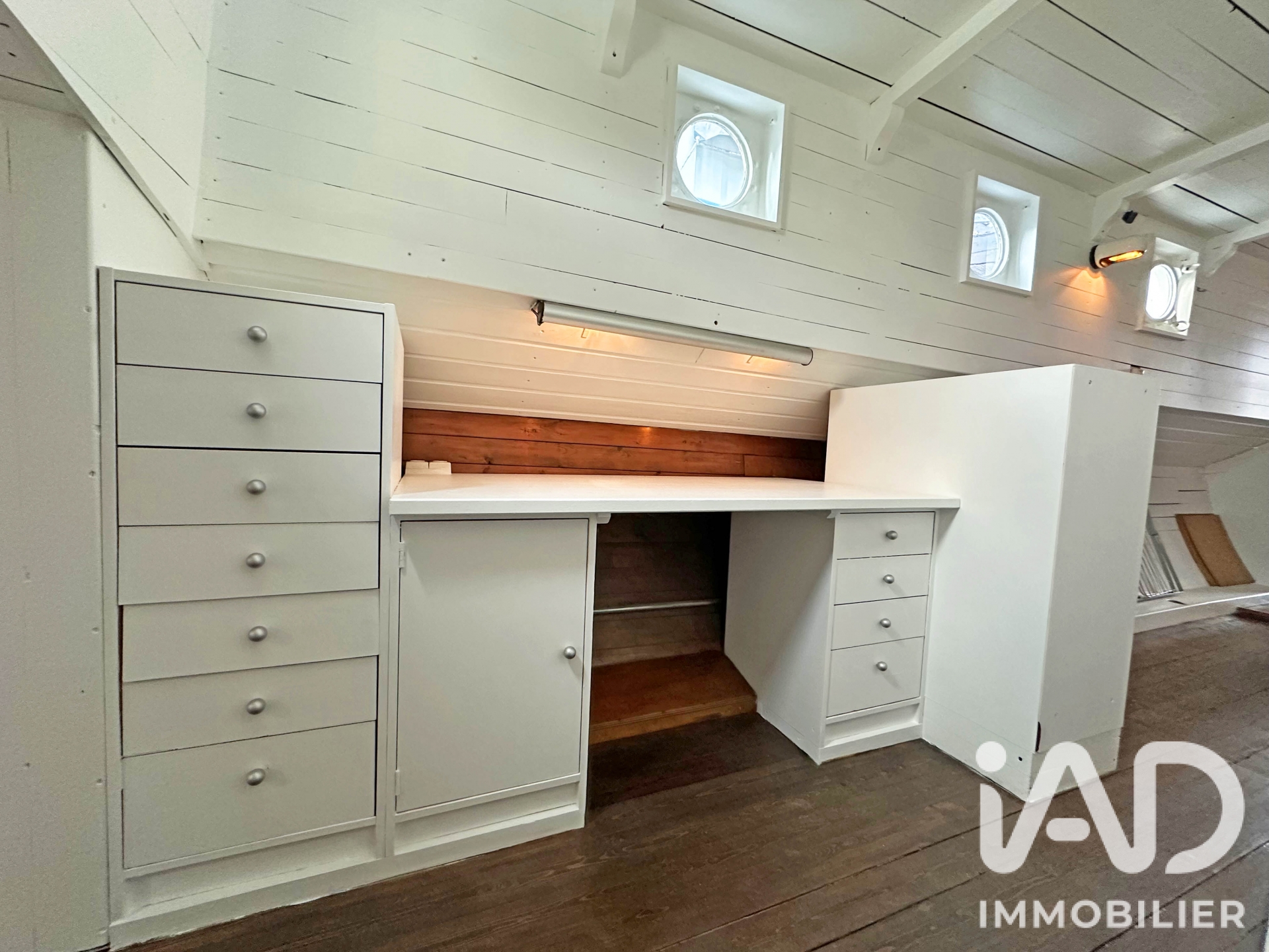 Vente appartement à Asnières-sur-Seine (92600) : péniche 2 pièces 55 m² - 2102941 — 5