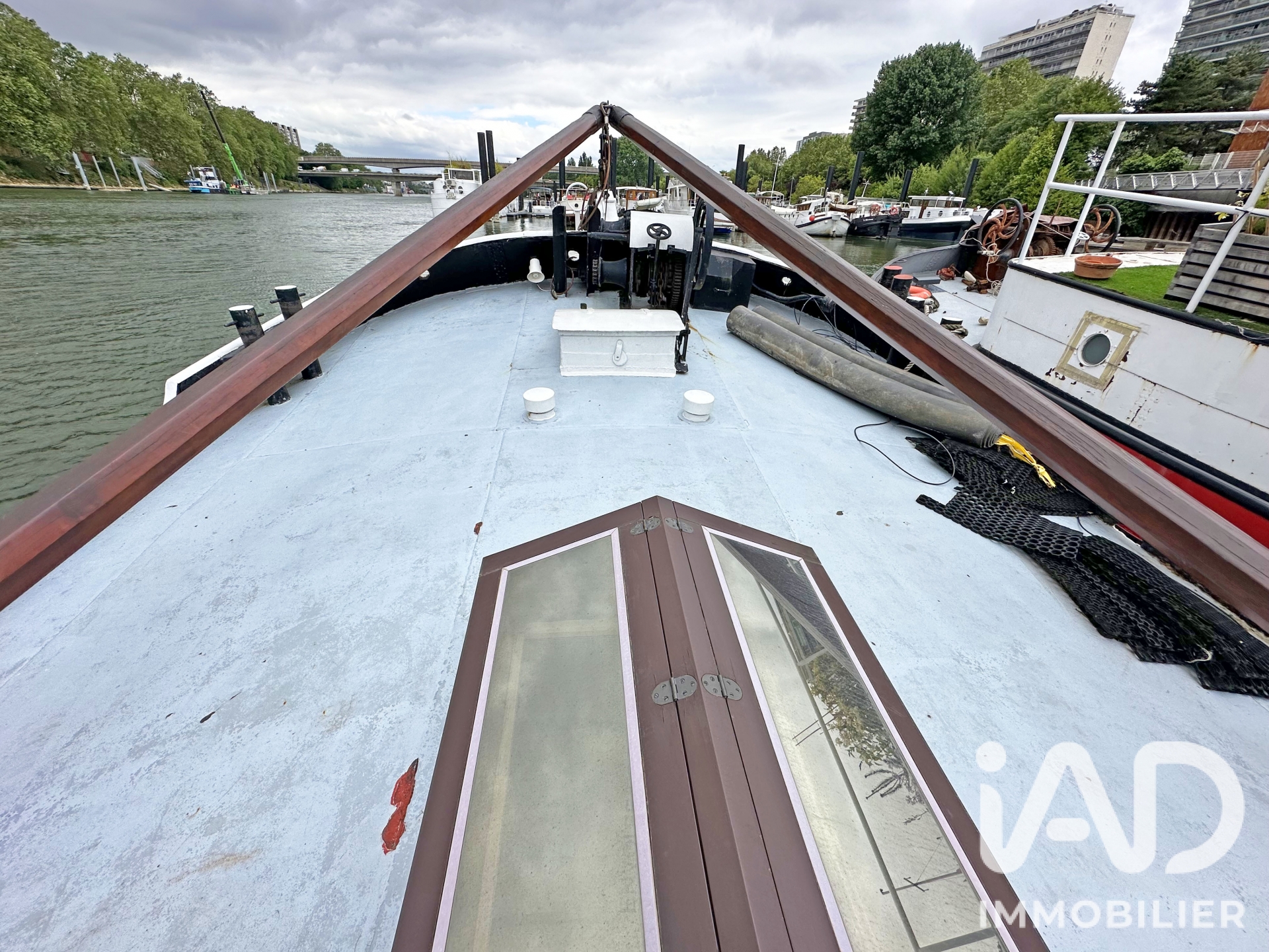 Vente appartement à Asnières-sur-Seine (92600) : péniche 2 pièces 55 m² - 2102941 — 13