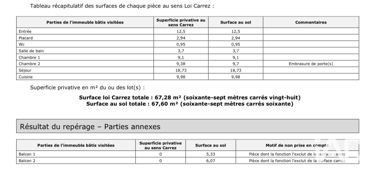 Vente appartement à Aubervilliers (93300) : appartement 3 pièces 68 m² - 2104140 — 16