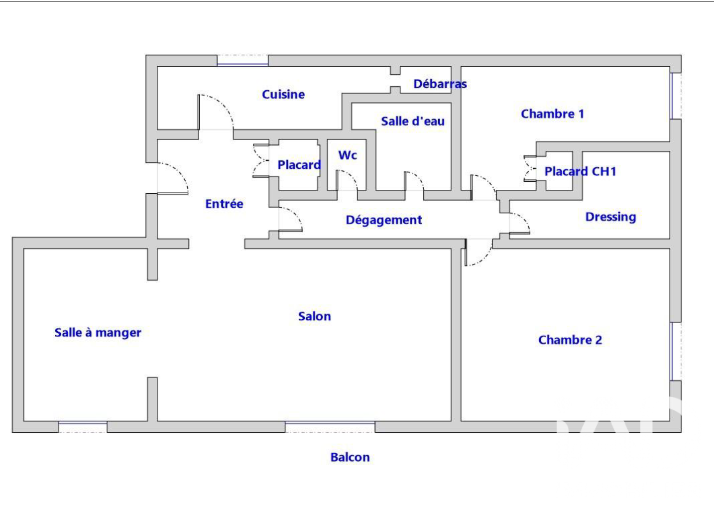 Vente appartement à Creil (60100) : appartement 4 pièces 83 m² - 2104623 — 10