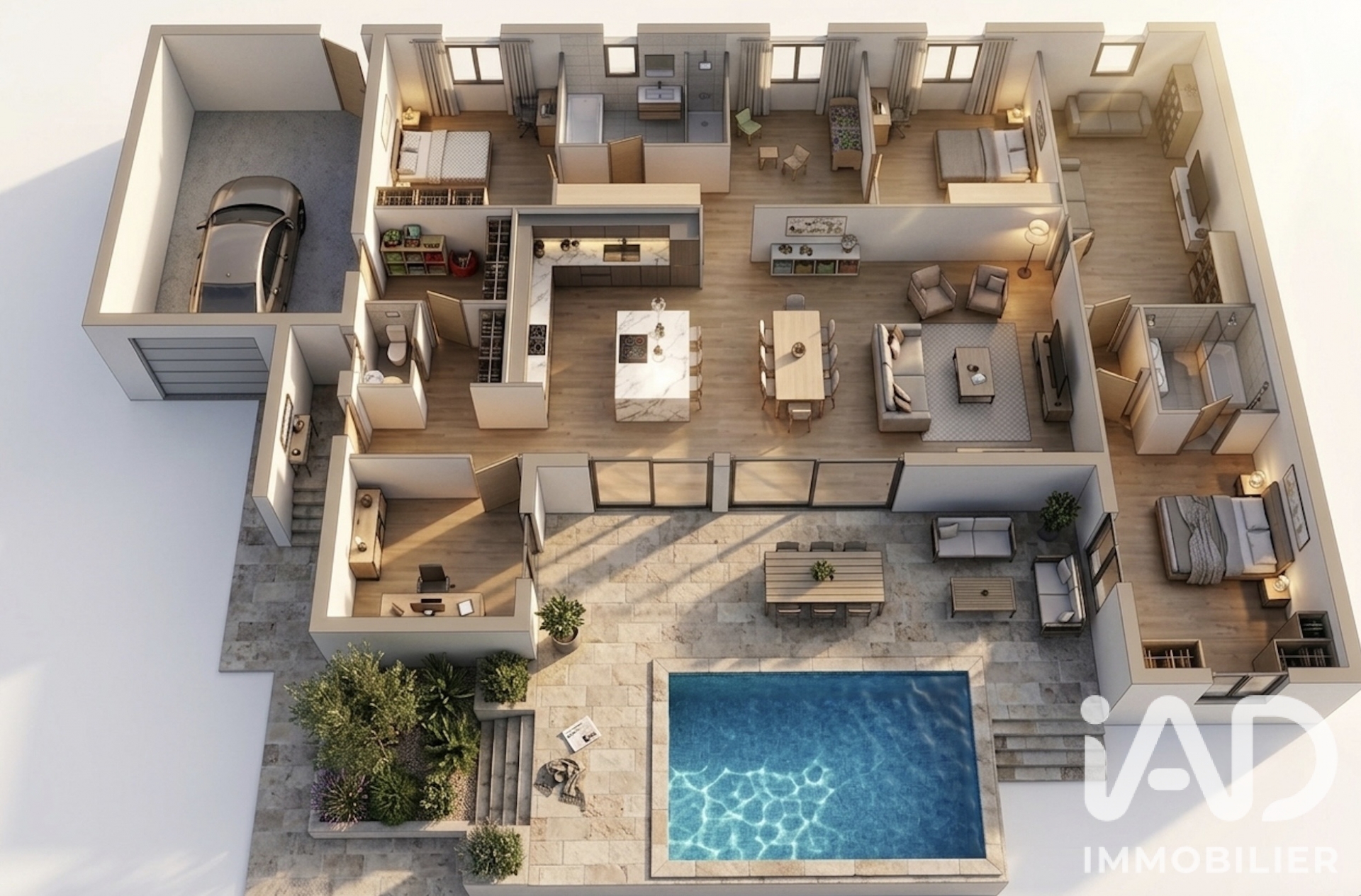 Vente maison à Saint-Victor-la-Coste (30290) : maison 7 pièces 156 m² - 2106638 — 5