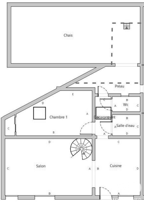 Vente maison à Nieul-sur-Mer (17137) : maison de village 4 pièces 96 m² - 2105113 — 13
