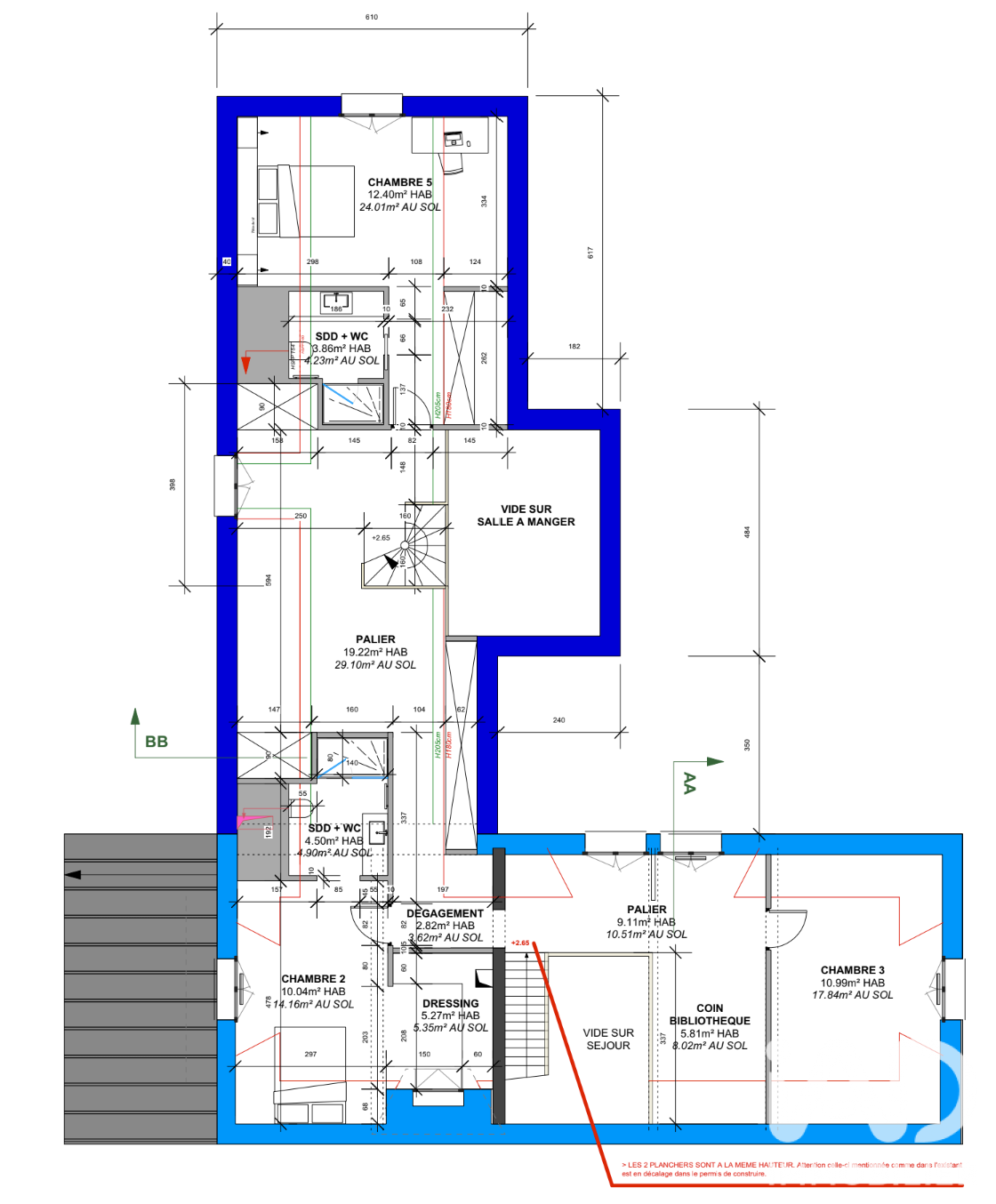 Vente maison à Saint-Martin-des-Champs (78790) : maison de campagne 8 pièces 223 m² - 2105348 — 18