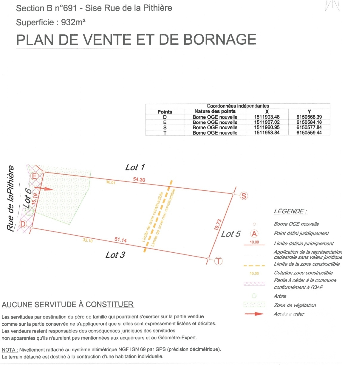 Terrain à vendre à Tercé — 34 000 € — IAD France