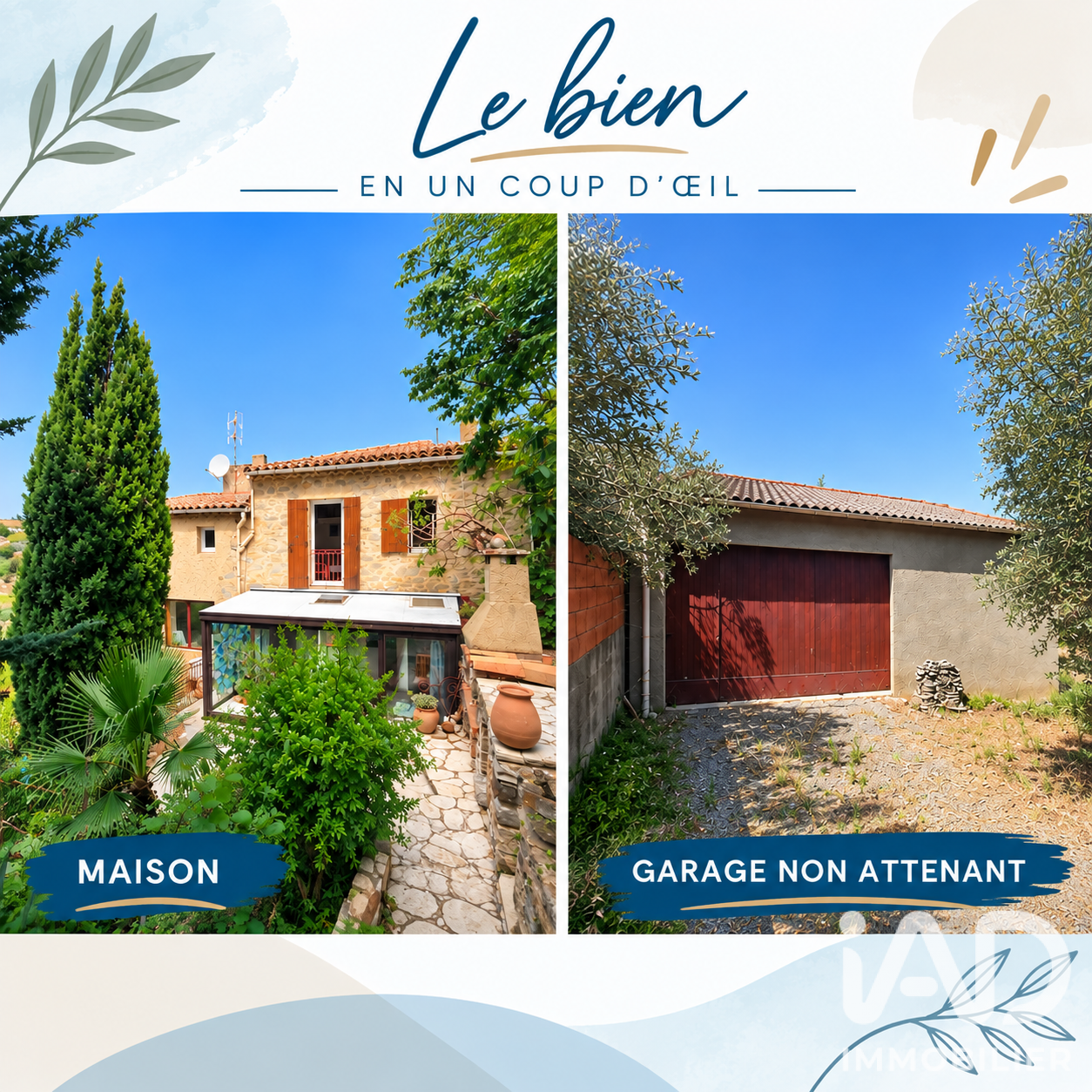 Maison à vendre à Villeneuve-les-Corbières — 264 000 € — IAD France