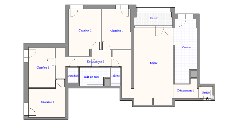 Vente appartement à Puteaux (92800) : appartement 5 pièces 104 m² - 2108214 — 14