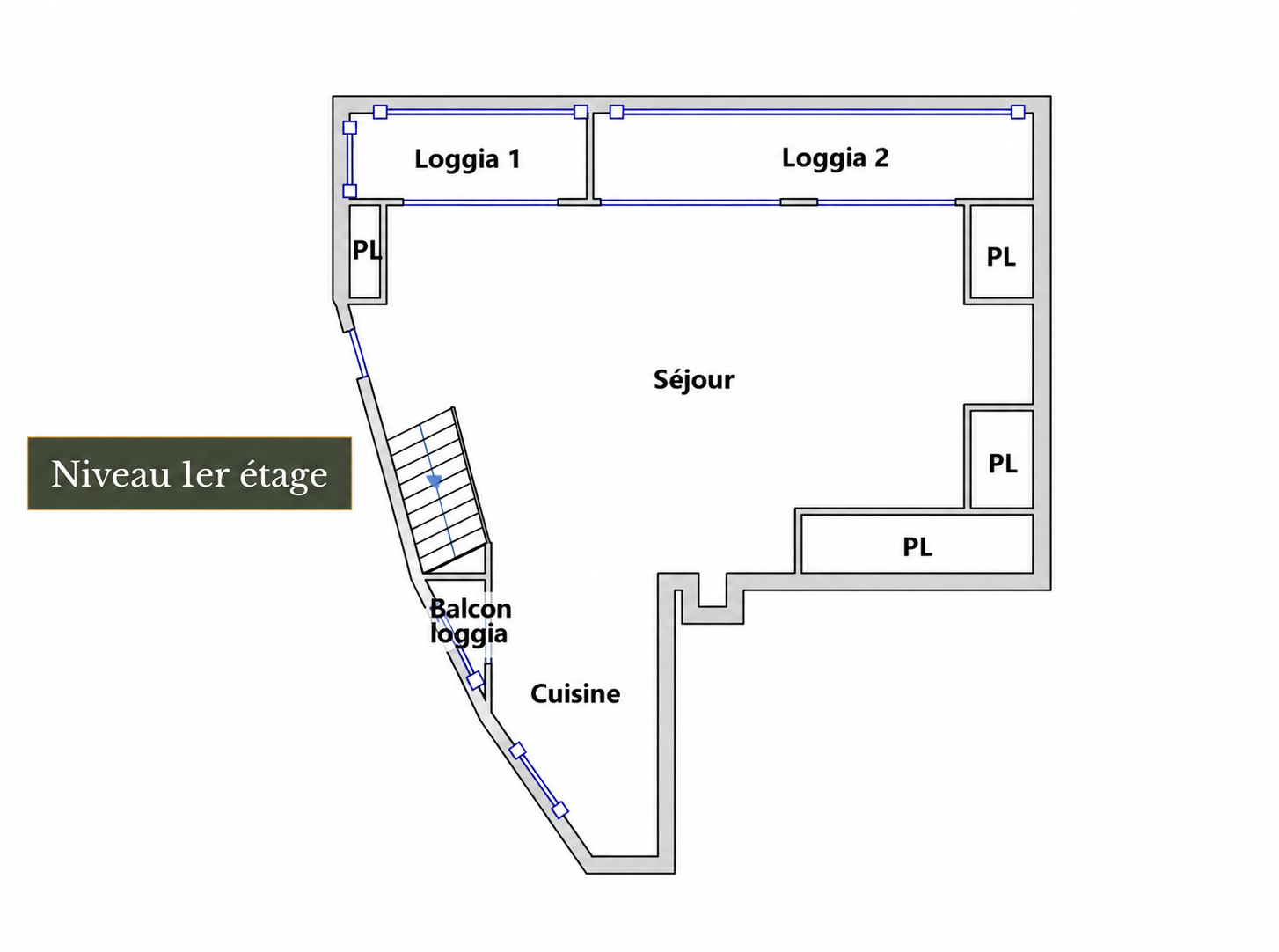Vente appartement à Le Cannet (06110) : appartement 4 pièces 100 m² - 2110398 — 15