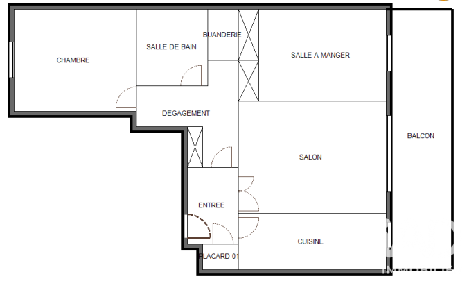 Vente appartement à Châtenay-Malabry (92290) : appartement 3 pièces 73 m² - 2110683 — 8