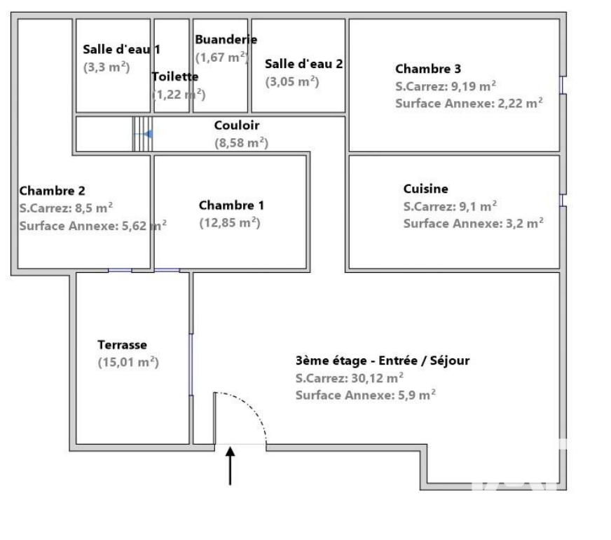 Vente appartement à Plan-d'Aups-Sainte-Baume (83640) : appartement 4 pièces 88 m² - 2110111 — 20
