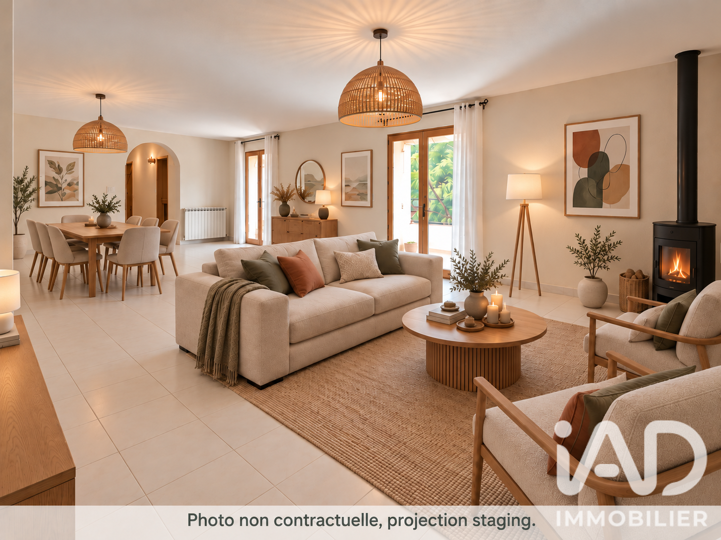 Vente maison à Laudun-l'Ardoise (30290) : maison traditionnelle 7 pièces 126 m² - 2110456 — 8