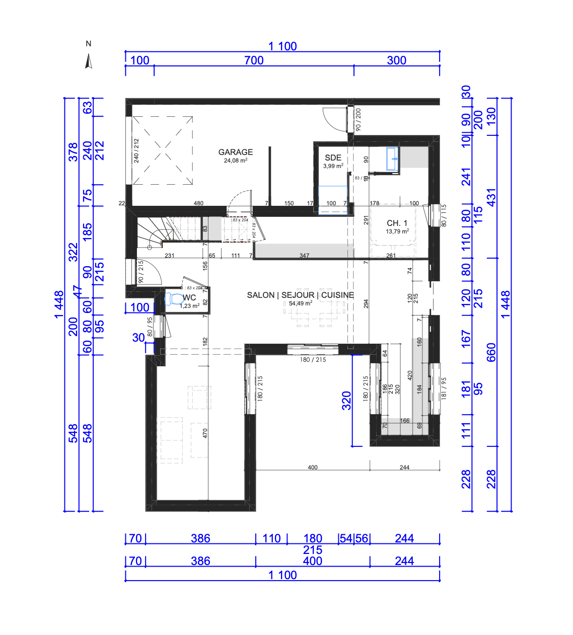 Vente maison à La Chapelle-des-Fougeretz (35520) : maison 5 pièces 124 m² - 2101049 — 16