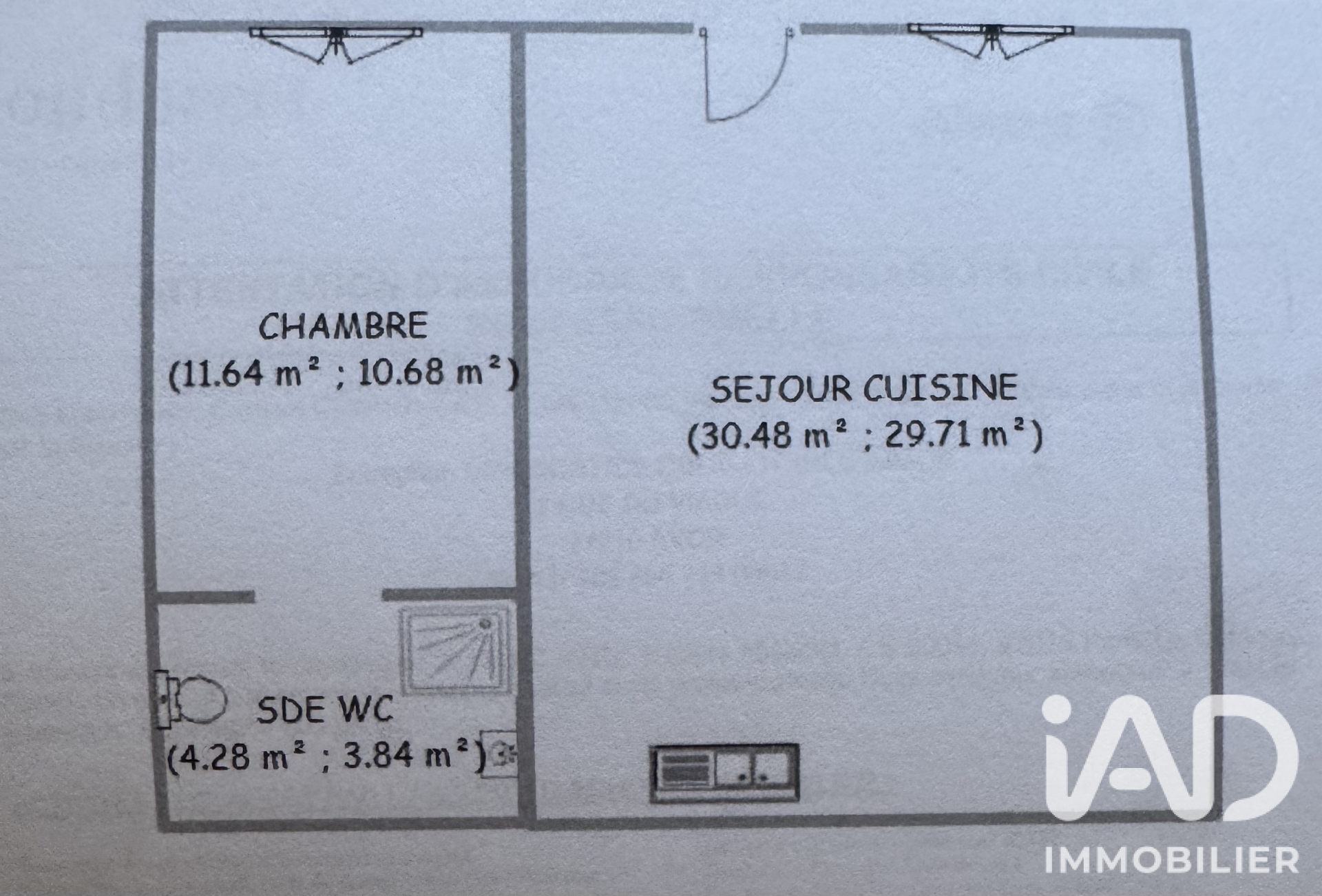 Vente appartement à Bois-le-Roi (77590) : appartement 2 pièces 44 m² - 2108345 — 15