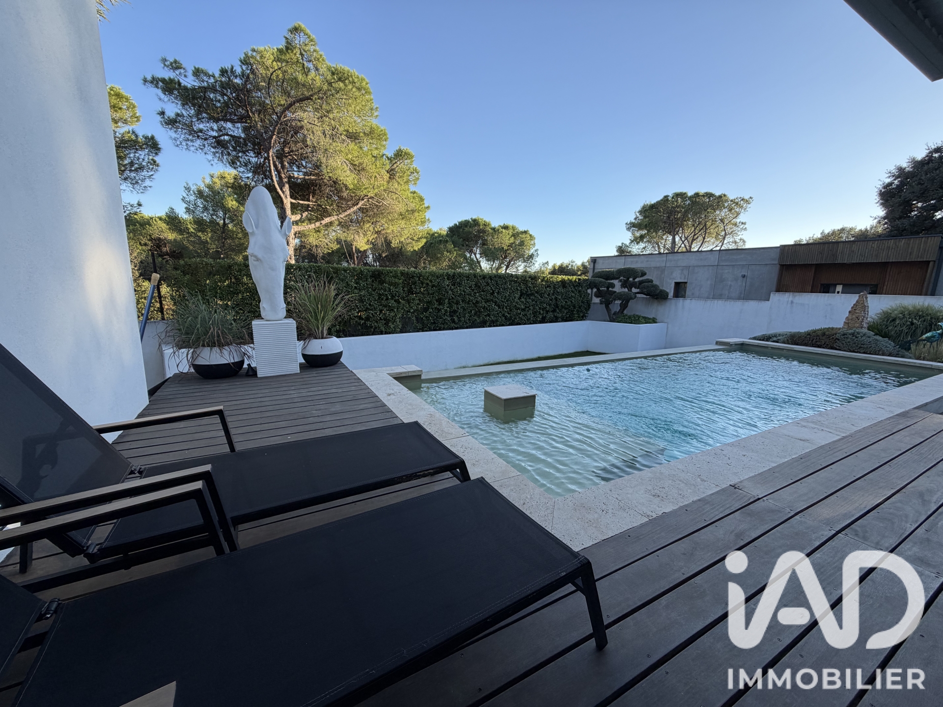 Vente maison à Nages-et-Solorgues (30114) : maison d'architecte 5 pièces 160 m² - 2111765 — 10