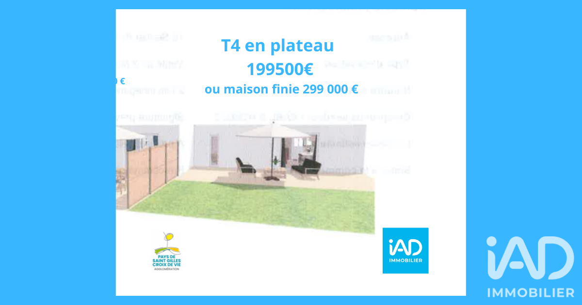 Vente maison à Saint-Hilaire-de-Riez (85270) : maison traditionnelle 4 pièces 70 m² - 2111306 — 5