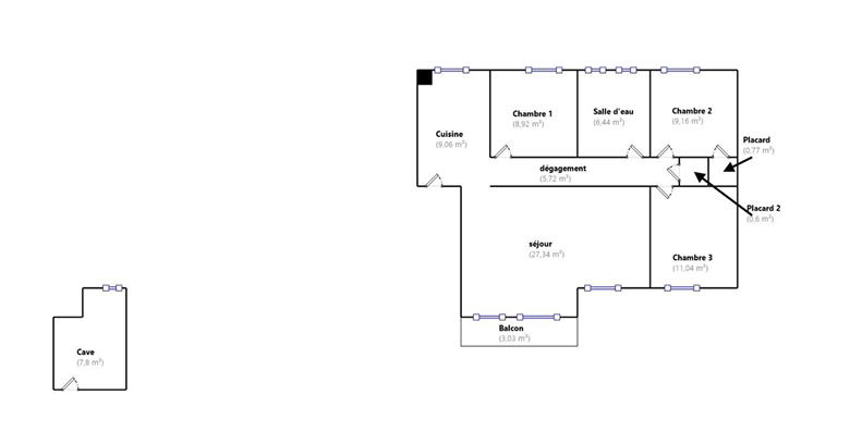 Vente appartement à Montmorency (95160) : appartement 4 pièces 79 m² - 2112400 — 7