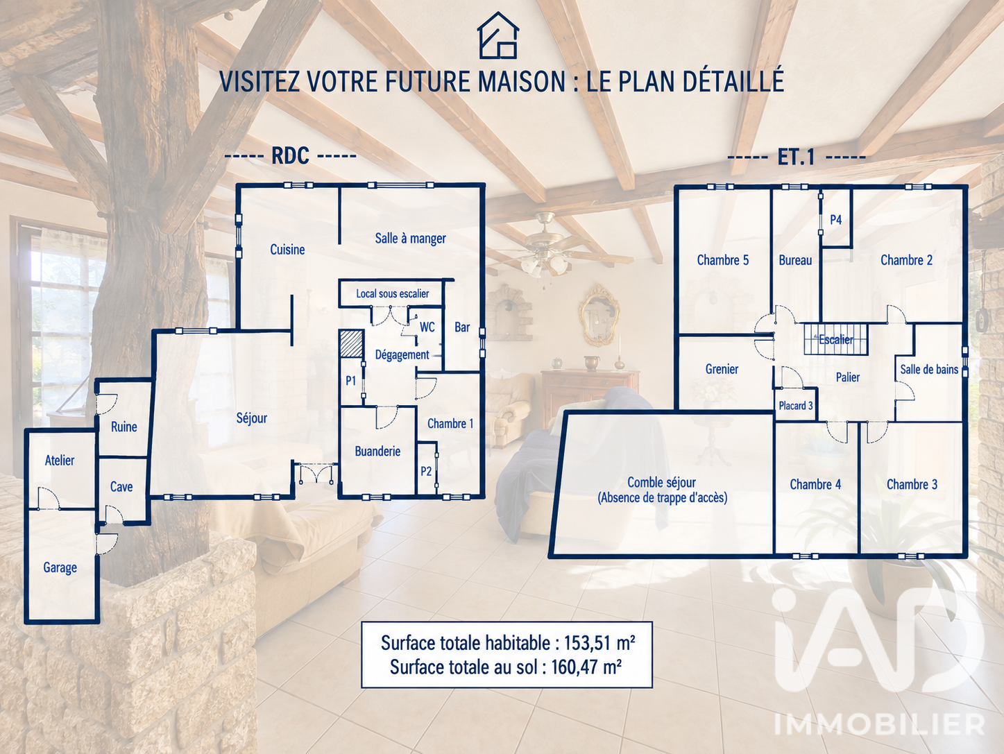Vente maison à Remouillé (44140) : maison traditionnelle 8 pièces 154 m² - 2097304 — 16