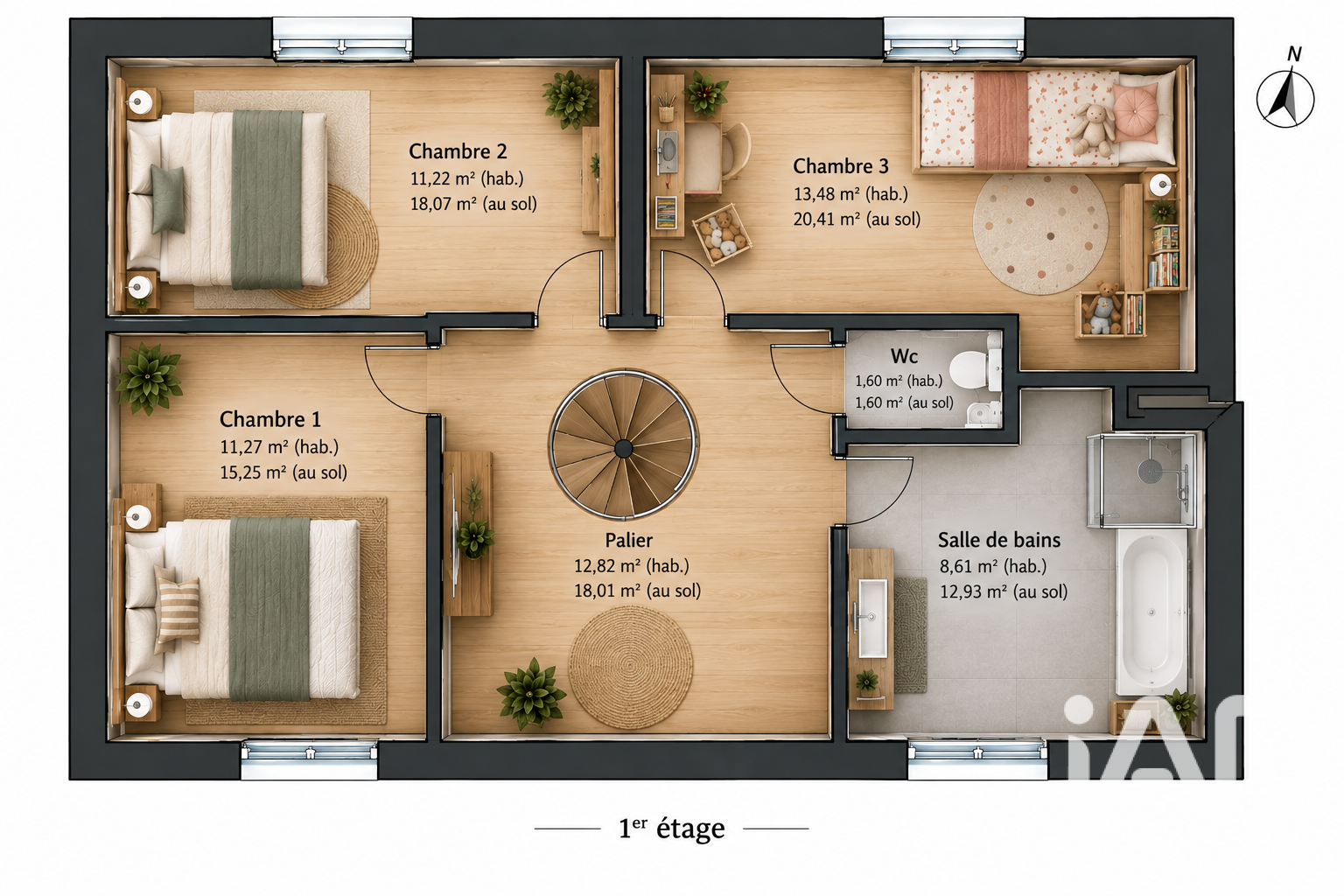 Vente maison à Montlhéry (91310) : maison traditionnelle 6 pièces 153 m² - 2112882 — 29