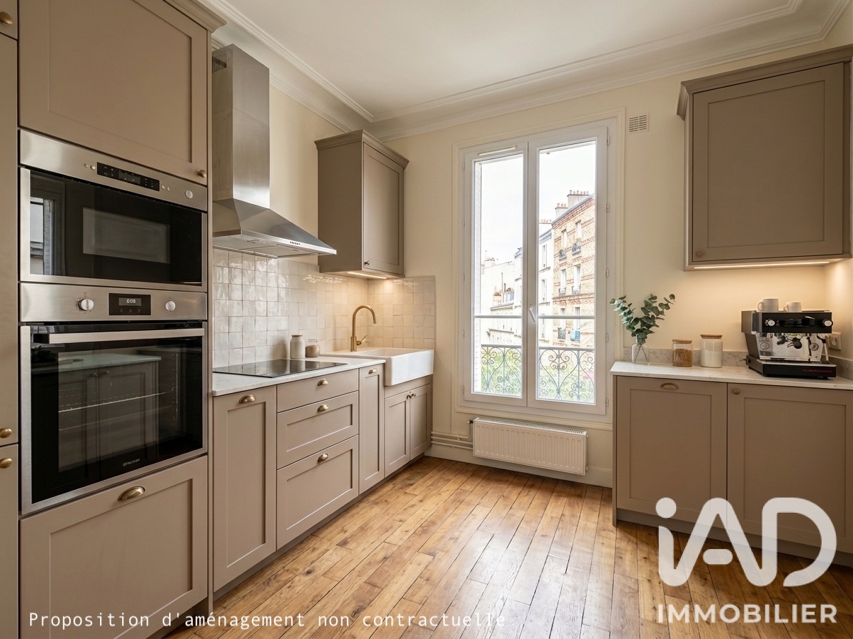 Vente appartement à Asnières-sur-Seine (92600) : appartement 3 pièces 66 m² - 2111037 — 5