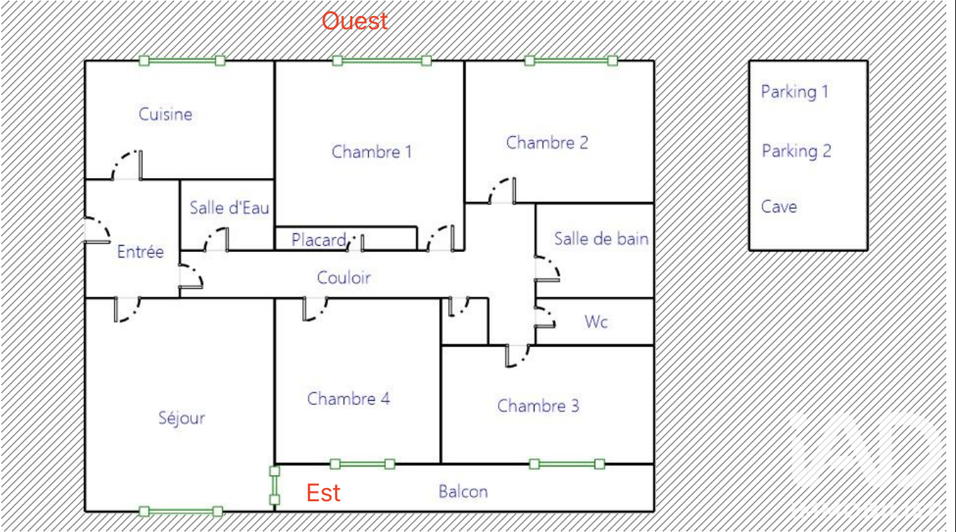 Vente appartement à Bagnolet (93170) : appartement 5 pièces 90 m² - 2110165 — 4