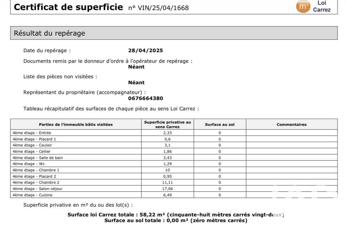 Vente appartement à Beauvais (60000) : appartement 3 pièces 58 m² — 8