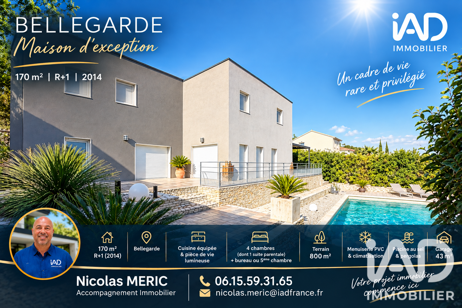 Maison à vendre à Bellegarde — 549 000 € — IAD France