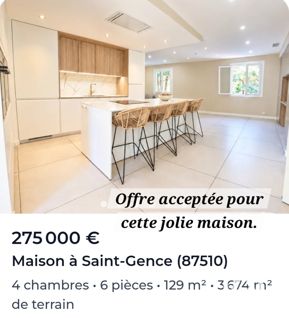 Vente Maison/villa 6 pièces