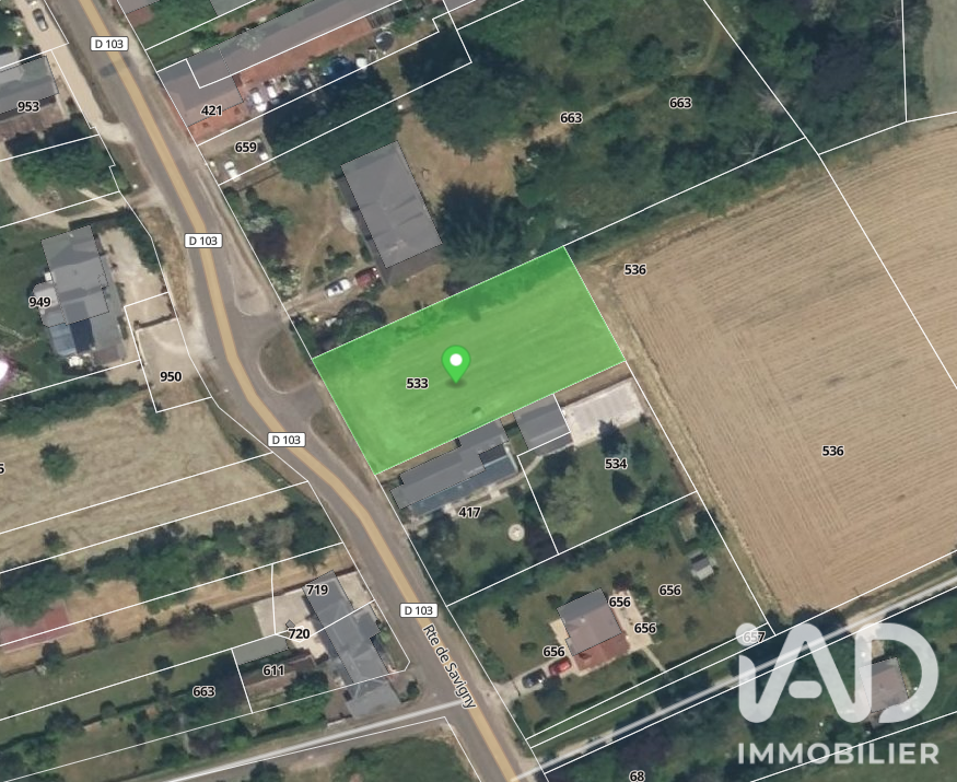 Vente Terrain à bâtir 1 162 m²