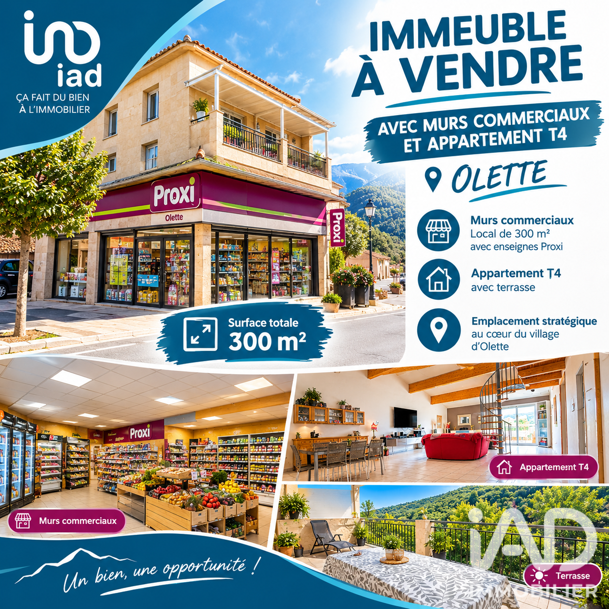 Vente Boutique/Local commercial 300 m²