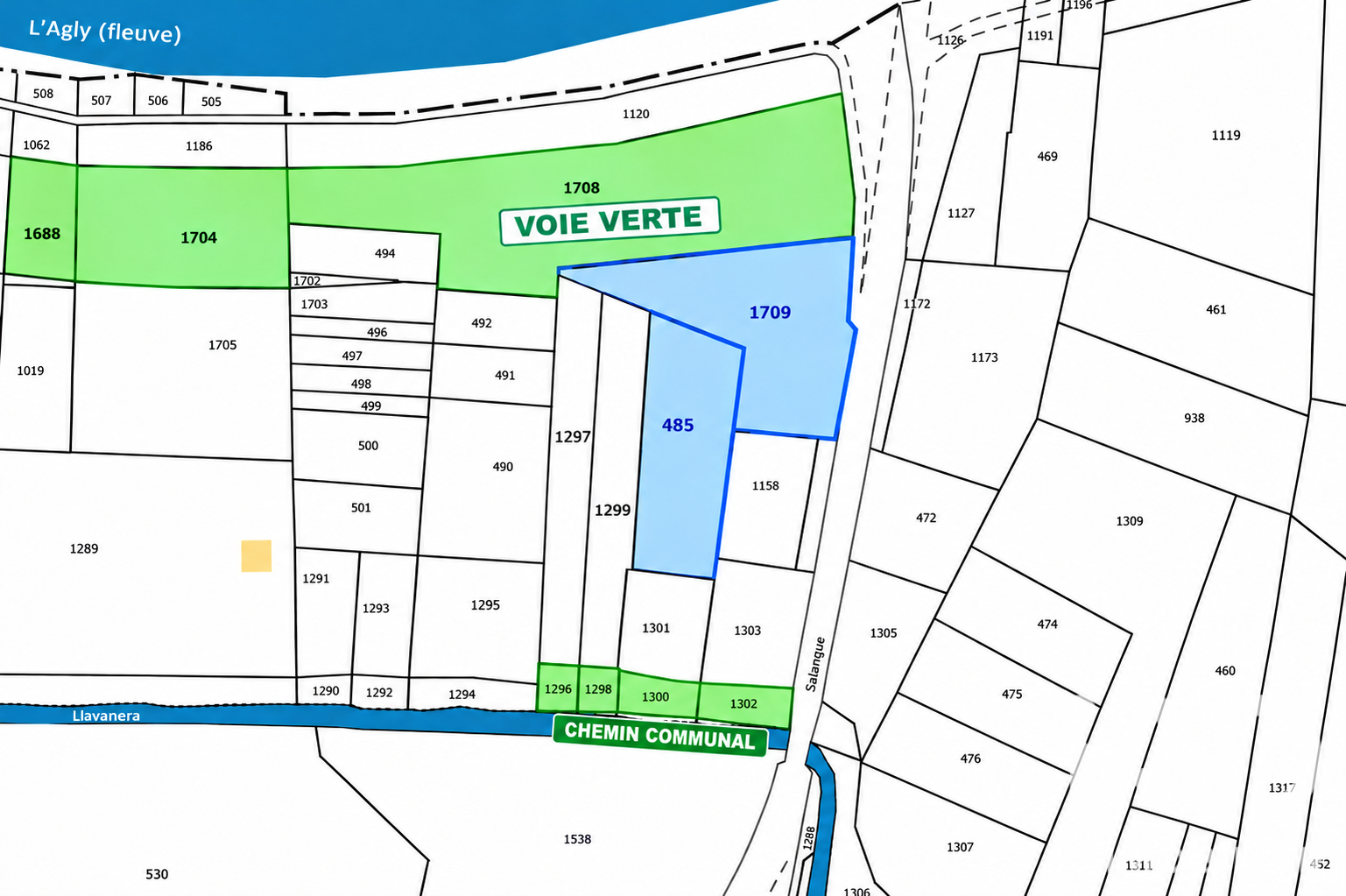 Vente Terrain agricole 5 709 m²